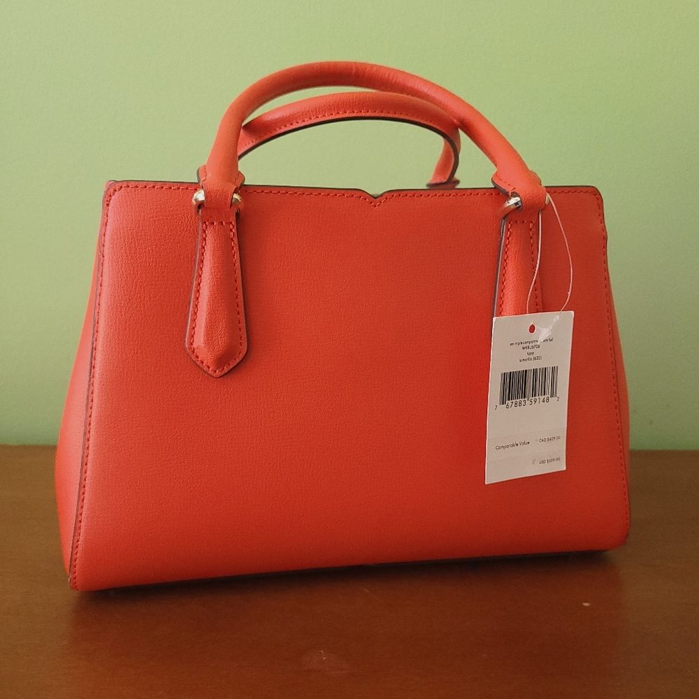 NWT Kate Spade Blood Orange Handbag and Crossbody - Picture 5 of 13